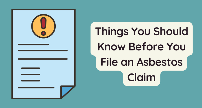 Things You Should Know Before You File an Asbestos Claim